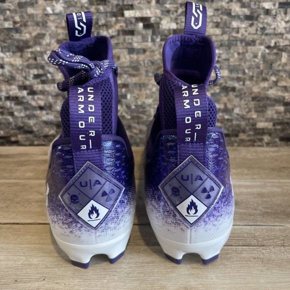 Under Armour Spotlight Lux MC 2.0 Football Cleats Purple 3026410-111 size 13 - Picture 4 of 7
